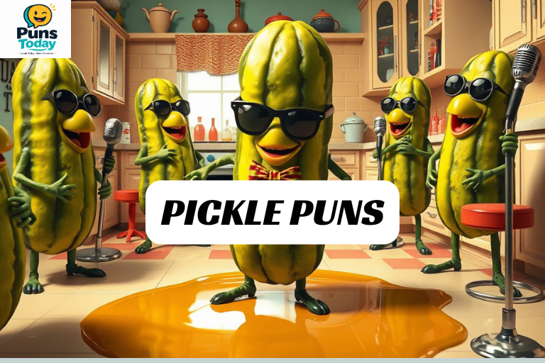 320 Pickle Puns: The Ultimate Jar of Dill-ightful Humor