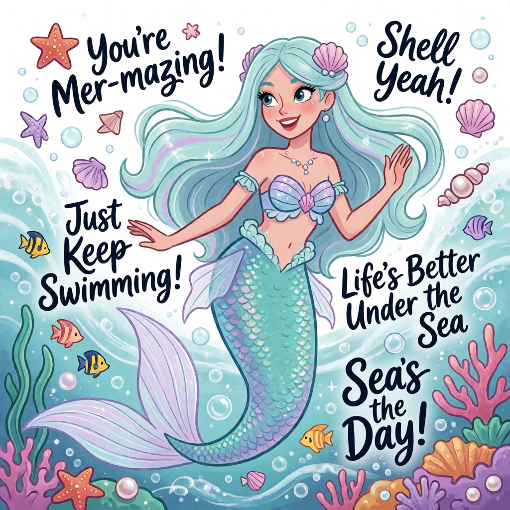Siren Mermaid Puns